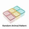 6 Grid Baby Food Freezer Tray Silicone Puree Container Food Storage Container Ice Cube Mold  Soup
