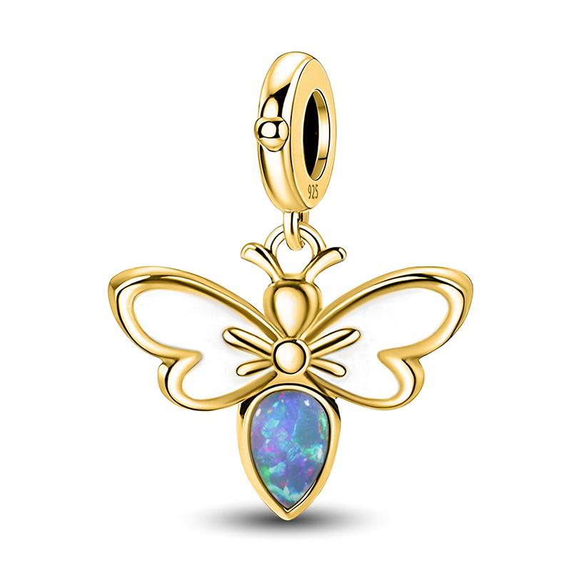 Copper Dreamy Lovely Flying Dragon Elf Series Charms Beads Fit Original Pan Bracelet High Quality Diy Jewelry