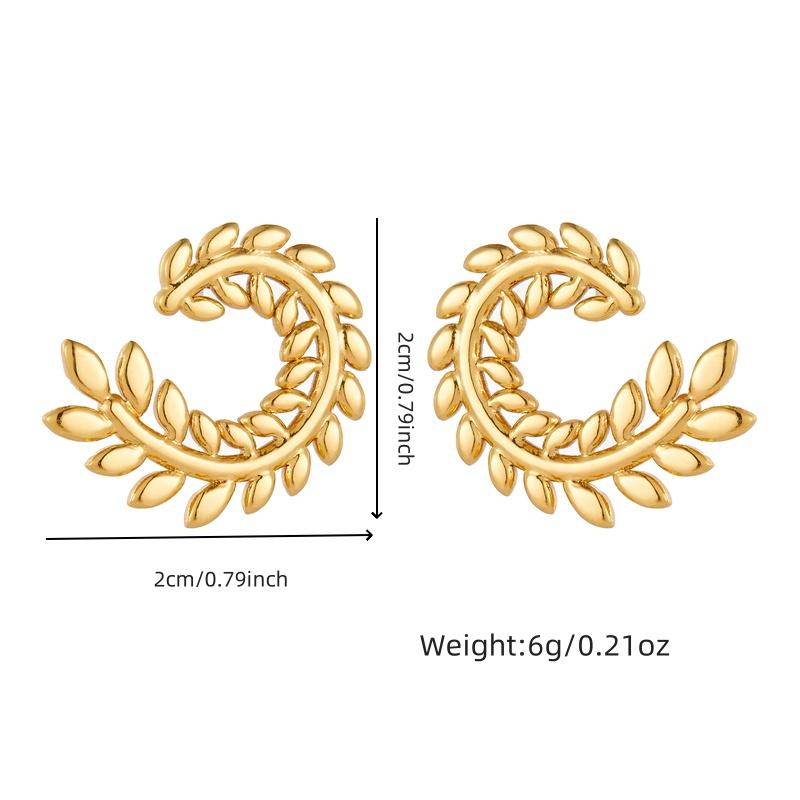 DIEYURO 316L Stainless Steel Love Pearl Round Square Fan Shaped Irregular Design Earrings Women New Trend Ear Jewelry Gift Party