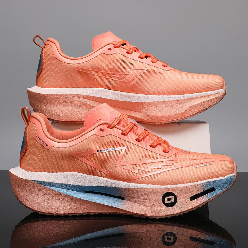 Outdoor leisure sports running shoes simple and beautiful men's and women's shoes long jump long distance running