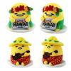 Cute Cartoon Plush Lazy Egg Toy With Hawaiian Ukulele 18cm To 20cm