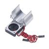 DC 5V RC Heat Sink High Velocity Fan Motor Radiator Fan Set for Traxxas Slash 4*4 VXL 110 RC Car