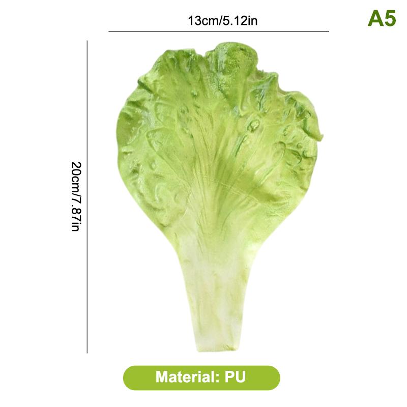 Realistic Artificial Lettuce Simulation Vegetable Models Ideal For Restaurant Displays, Pography Props, And Home Decorations