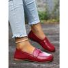 Soft-soled Single Shoes Women's 2025 Autumn New Flat Plus-size One-foot Lazy Beanie Shoes
