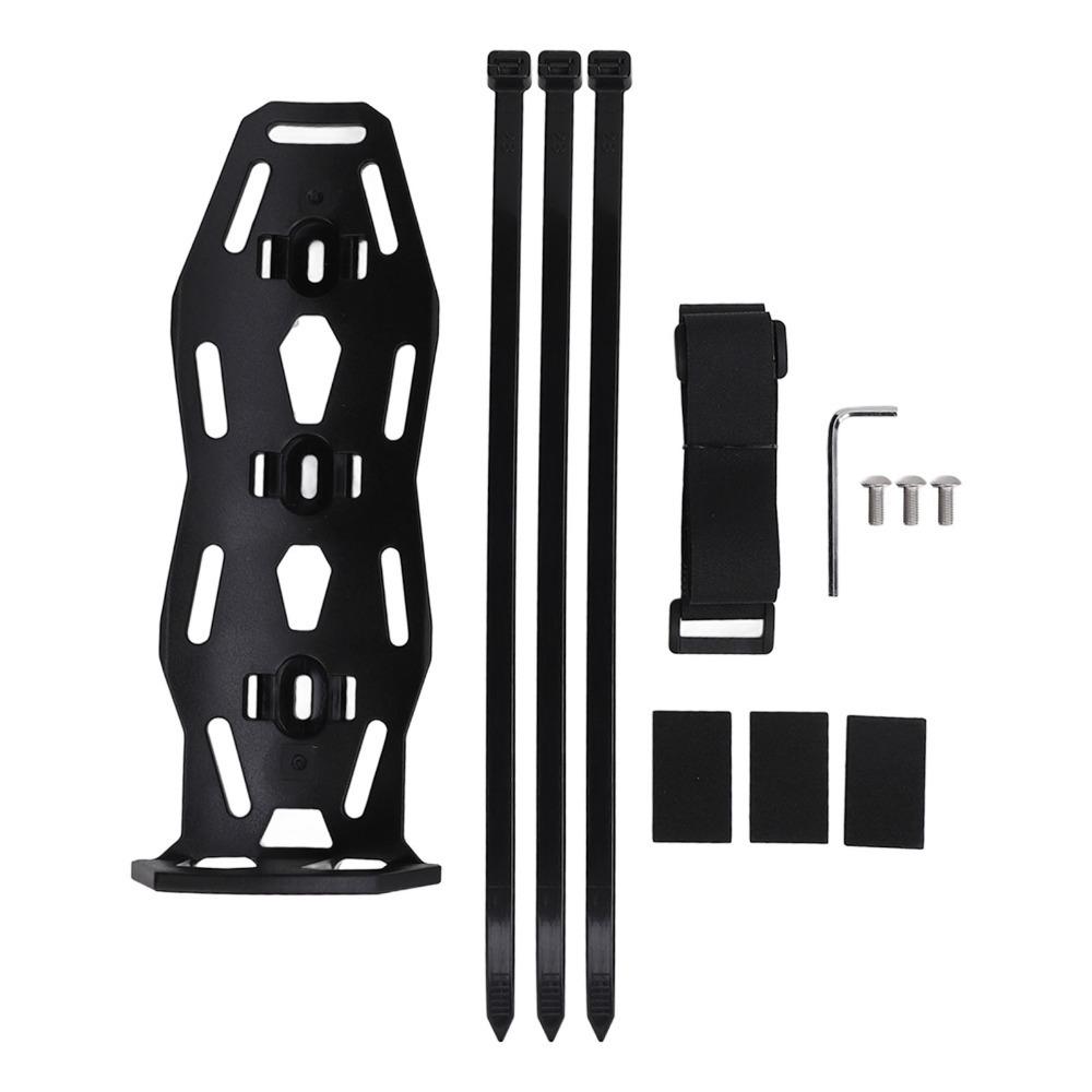 

1 set Multipurpose Bike Front Fork Cage Portable Black Front Fork Mount Easy Installation Waterproof Water Bottle Cage чорний