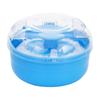 Mee Mee Soft Feel Powder Puff with Box Holder Container for New Born and Kids | Gentle Touch for Your Little One's Skin | BPA-Free  (Blue)
