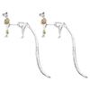 Alloy Texture Egyptian Cat Shape Ear Pin Ear Studs Perfect Gift for Women Girls