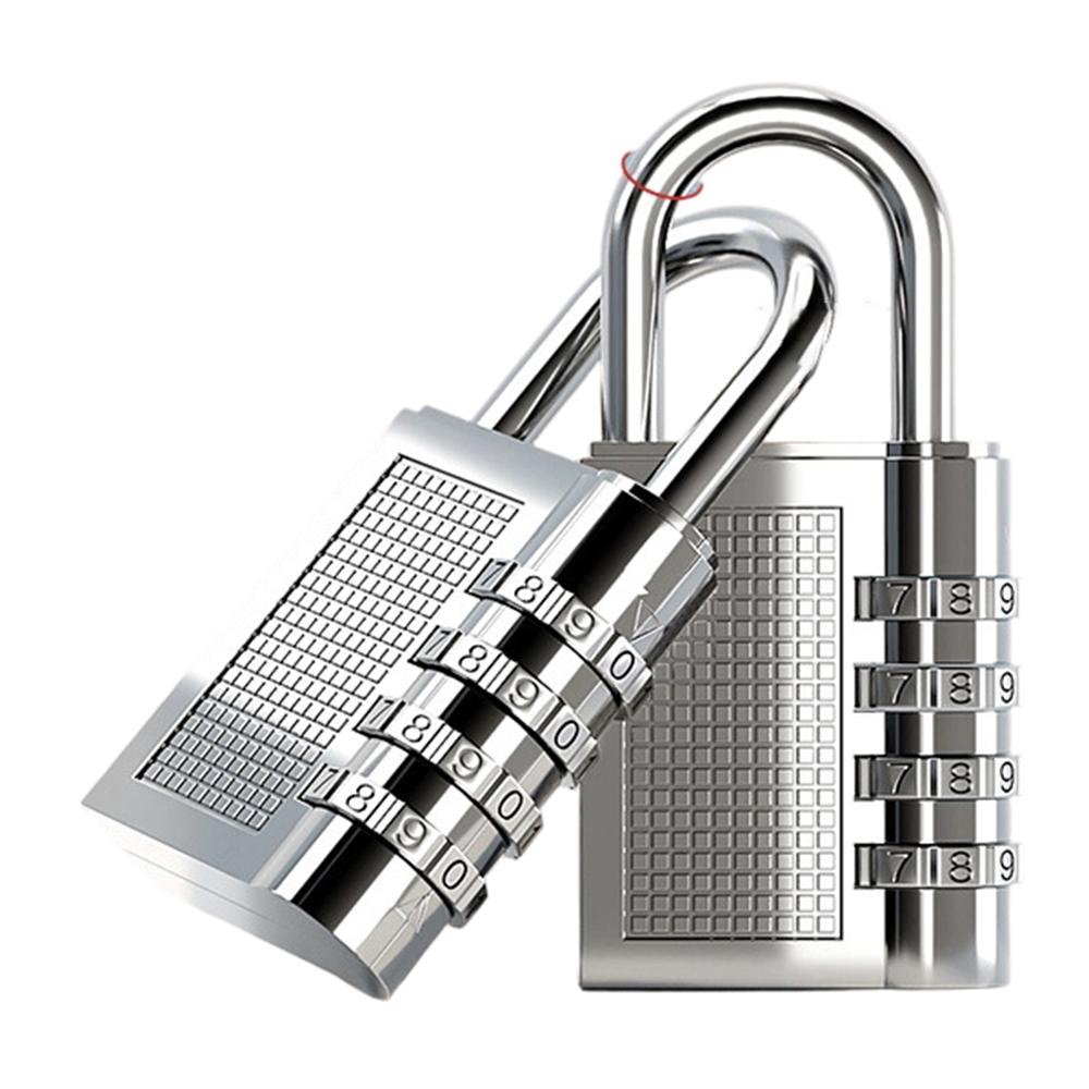 HB04 Velký zinkový 4místný visací zámek na kód Vodotěsný Zámek proti krádeži pro kolejní zavazadla Posilovnu