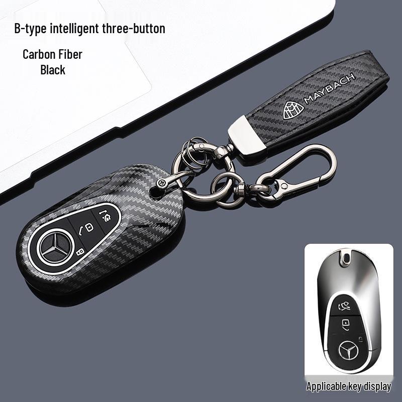 Compatible Key Case for Maybach GLS450, Mercedes S480/S500L, S-Class S450L/580 Keychain