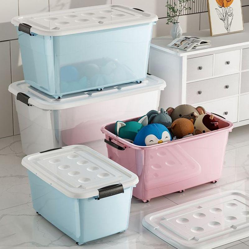 Extra Large Plastic Clothes Storage Container - Thickened, Durable, Super-Sized Organizer Box for Household Needs