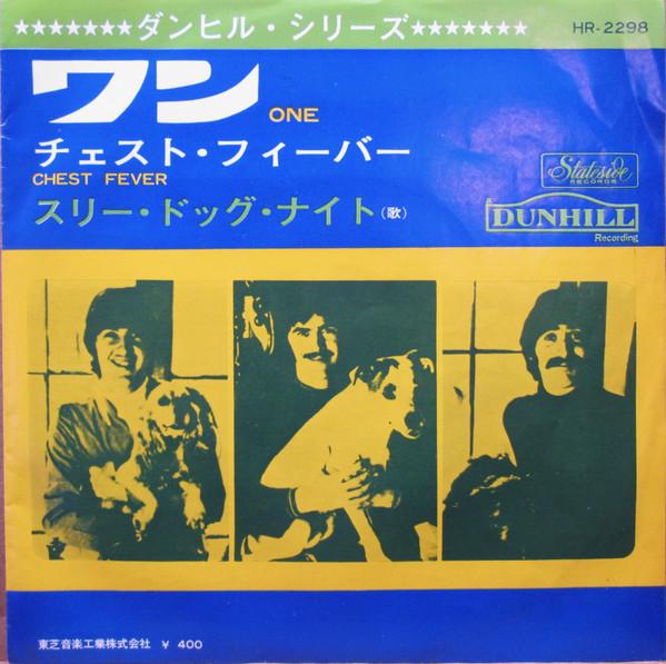 

7inch Record THREE DOG NIGHT - One / Chest Fever HR2298 DUNHILL Japan Rock