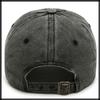 Baseball English CA970 [White Fang] Hat, Cap, Letters, Brim, Stylish, Fashionable, Cool, Men's, Women's, (Black)
