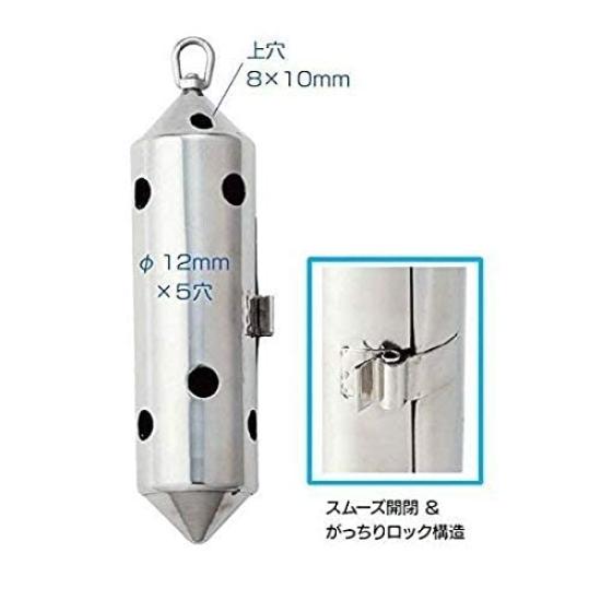 NAKAZIMA Marine Stainless Steel Can 6291 L-80, 5-Hole (12mm)