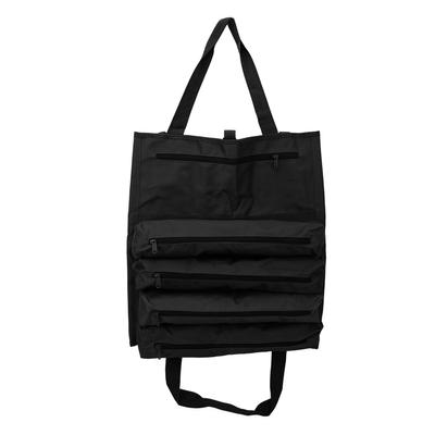 Tool Roll Bag 600D Oxford Cloth Wear Resistant Dirt Resistant Multi Pockets Portable Car Tool Roll