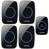 A10 Wireless Long-Range Home Doorbell with Multiple Call Bells and Elderly Pager, Compatible with EU, US, and UK Standards.
