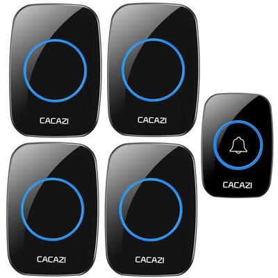 A10 Wireless Long-Range Home Doorbell with Multiple Call Bells and Elderly Pager, Compatible with EU, US, and UK Standards.