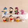 Crayon Shin Chan Character Miniature Figurine Set With Pvc For Desk Display And Collecting