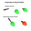30pcs Foam Fishing Trout Floats Slip Bobber Positioning Float Foam Peg Floats   Rocky Fishing