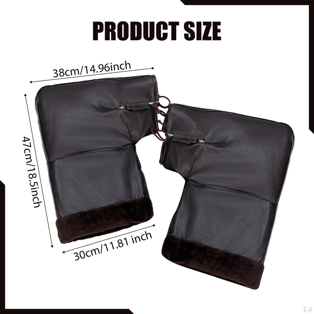 Motorcycle Handlebar Gloves Hands Warmer Mitts Comfortable Handle Cover Protection Thermal Muffs for