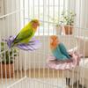 Wear-resistant Parrot Perch Stand Non-slip Parrot Resting Platform Bird Cage Perches Beak Care