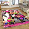 Tappeto Gioco Cartone Animato Splatoon3 PC Gamer per Camera da Letto Soggiorno Decorazione Casa Divano, Tappetino da Pavimento Decorativo Grande Gioco per Bambini Regalo