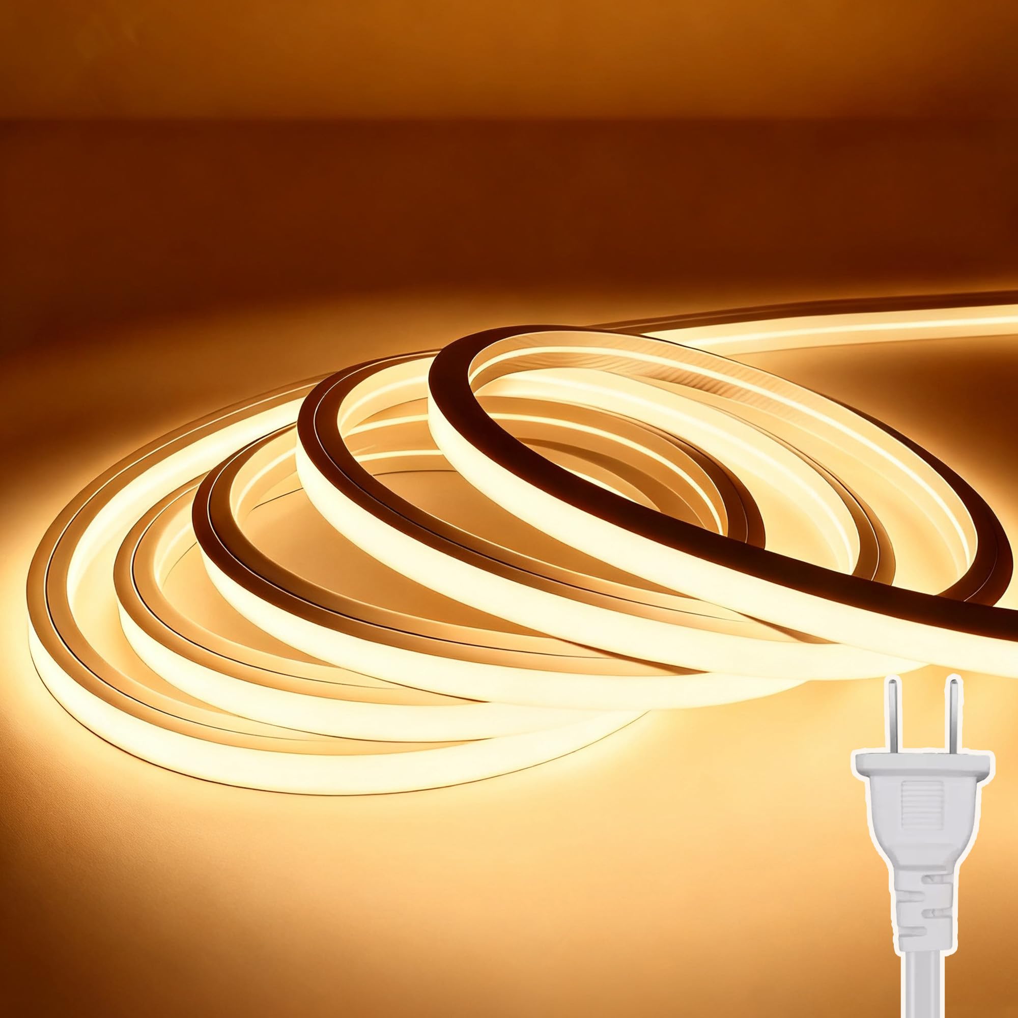 

2m Waterproof LED Strip Light, High Brightness, Tube Light, Linear Lighting, Silicone Tube, Bendable and Cuttable, Easy Installation, Eye-Friendly,