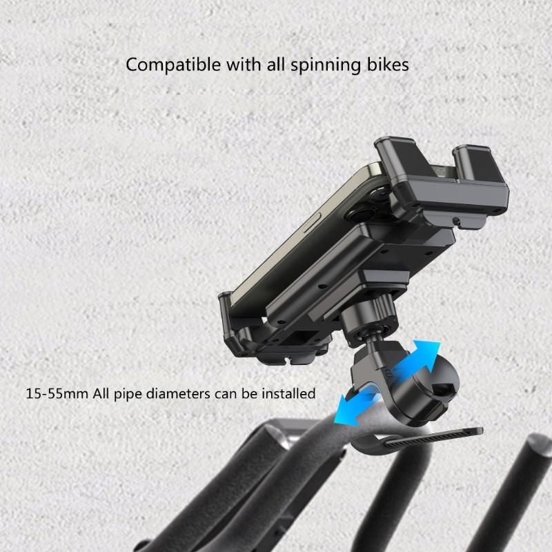 Tablet Mount Support For Indoor Cycling, Elliptical Machines, Gym Equipment, Fit Smartphones And Electic Readers Secure