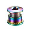 AntiRusts Chainring Screws Versatiles Steel Chainring Nut Bicycles Lock Screws for Durability and Enhancing Performances