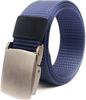 JINSELF Alloy One Size Fits Lightweight Men's Belt, Buckle, All, Nylon, Workwear, Airsoft, G-Navy