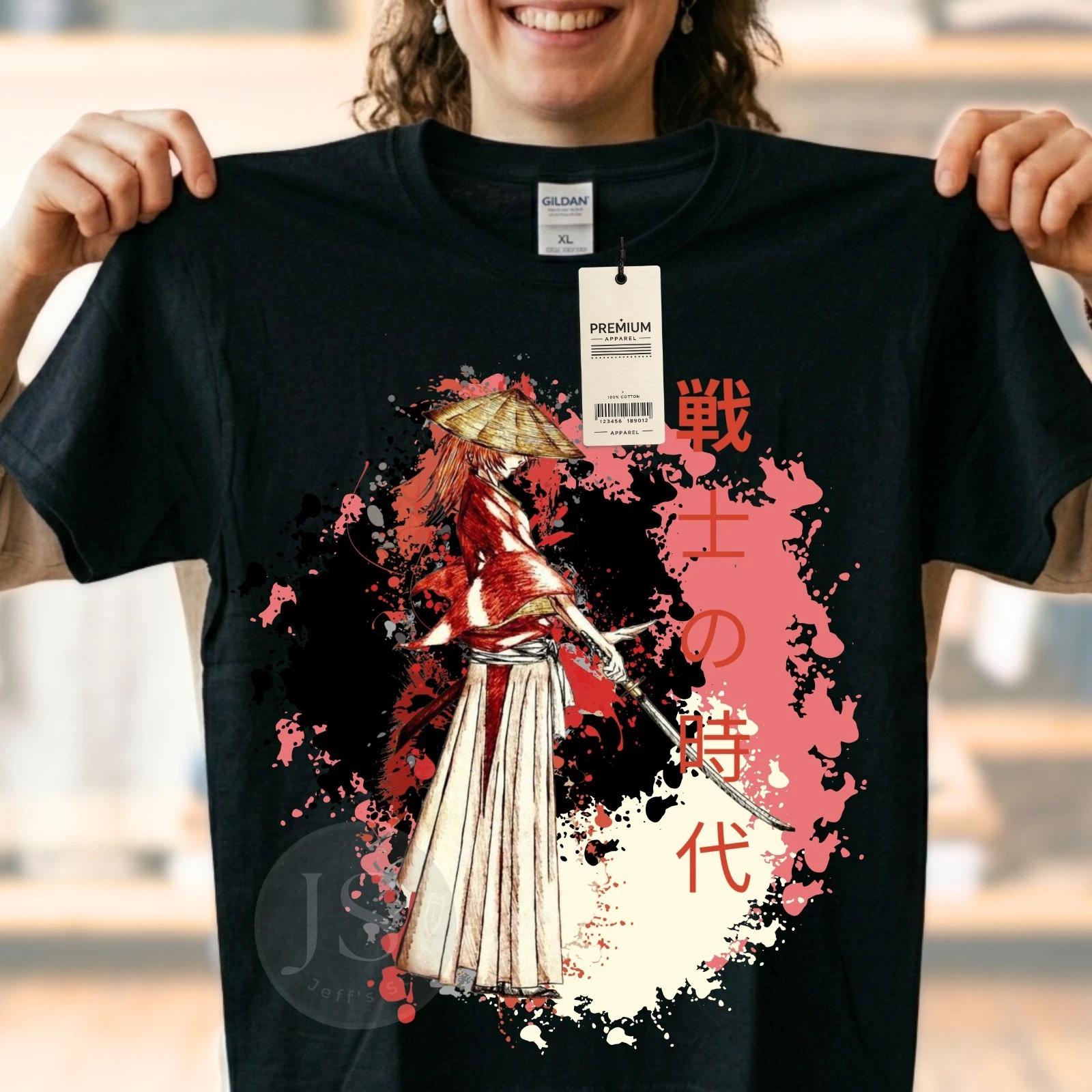 

Samurai X T Shirt Rouroni Kenshin Tee 90s Anime Manga Japanese Cosplay M