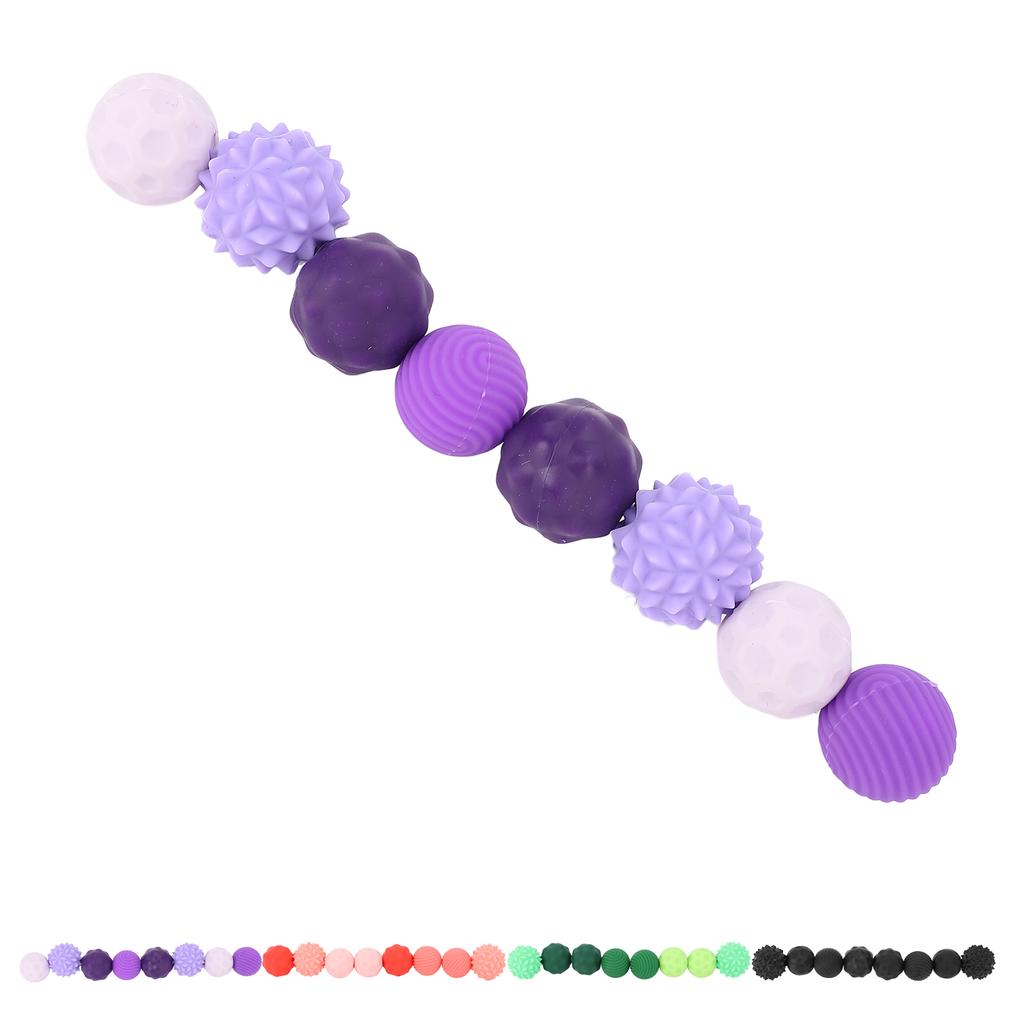 8Pcs Sensory Magnetic Balls High Elasticity Vibrant Colors Textured Fidget Toy Finger Toy