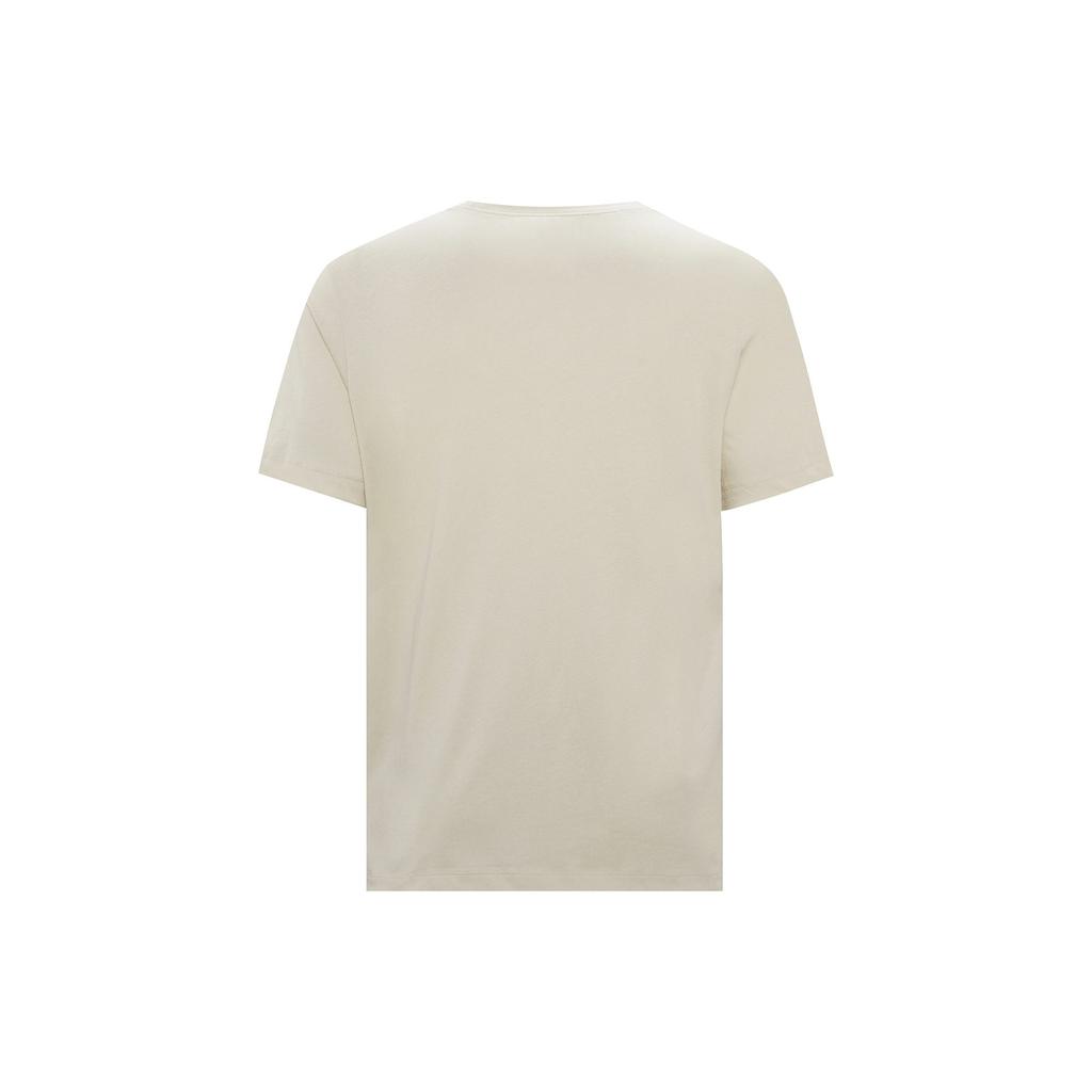 Nike T Shirts Men's Beige Crew Neck Moderate Straight Fit AR4999-206