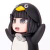 Small Penguin Doll Figurine Cute Cartoon Penguin Figure Collectible Ornament for Office Desk Car Dashboard Decor
