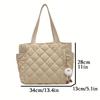Korean Ins Women's Tote Bags Large Capacity Shoulder Bag Lightweight Soft Nyl Handbag For Daily Shopping Travel