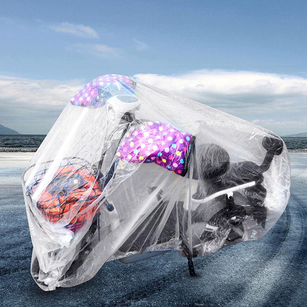 Universal Motorcycle Cover PE Film Bicycle Cover Rainproof Dustproof Cover Battery Car And Acce S0D0