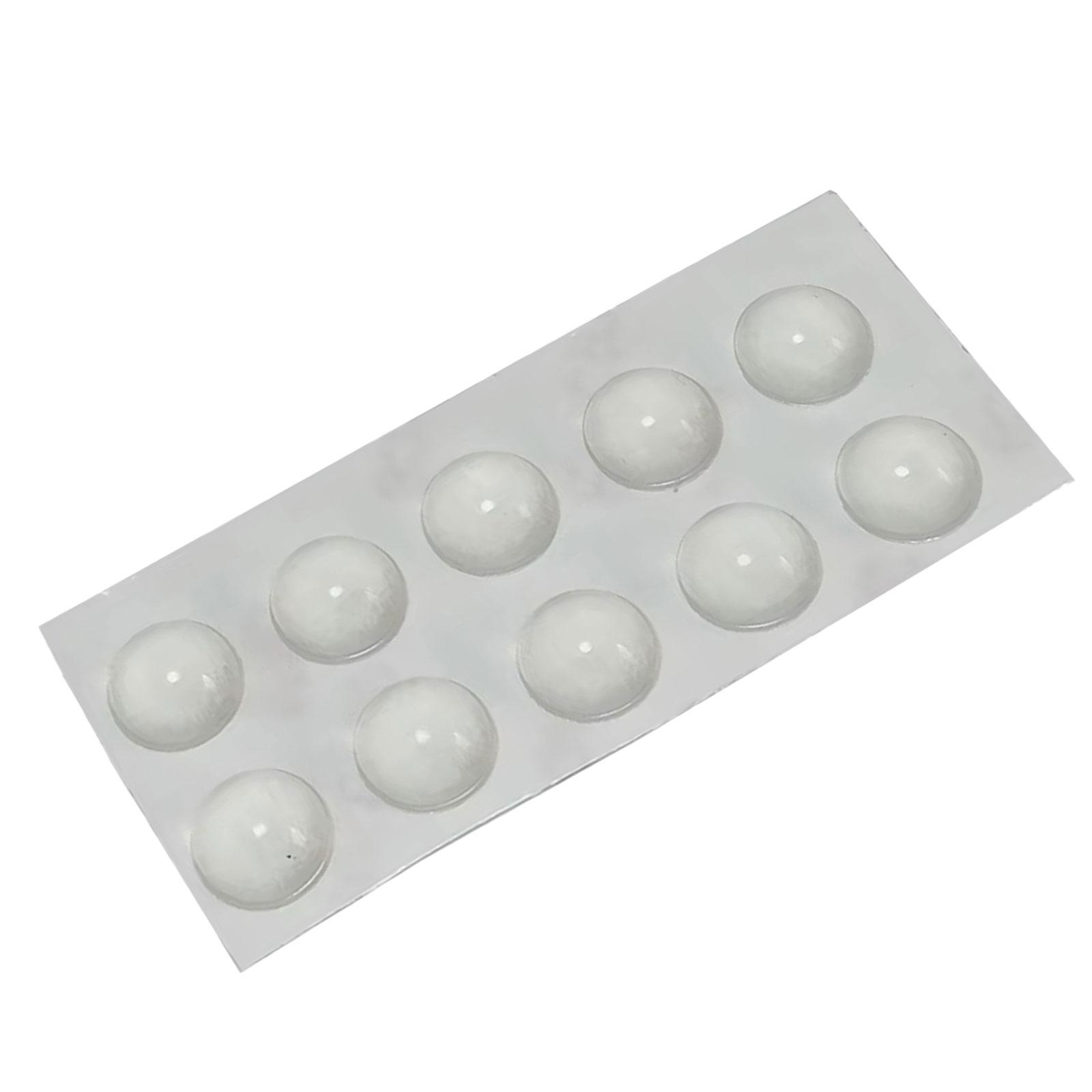 

10 шт. Самоклеящийся дверной стопор Резиновый демпфер Буфер Накладки для шкафа Силиконовые мебельные накладки Подушки Защитные накладки 8X4