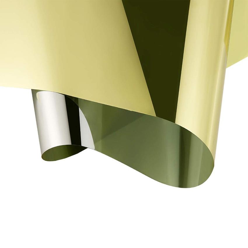 1/2 Meter One Way Mirror Window Film Vinyl Self-adhesive Reflective Solar Film Window Tint for Home Sliver Glass Sticker