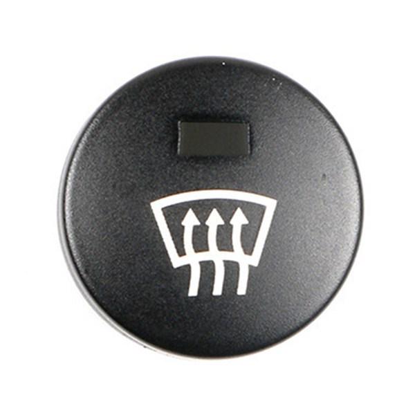Schwarzes ABS 6-Tasten Armaturenbrett Klimaanlagen-Knopfabdeckung Set für Auto