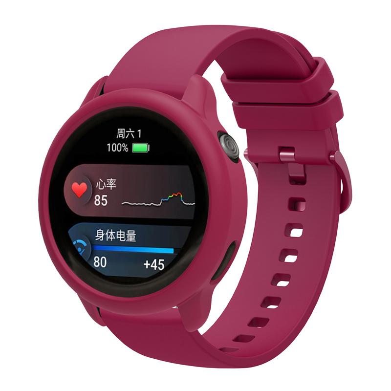 Silicone Case+20mm Strap For Garmin Active6