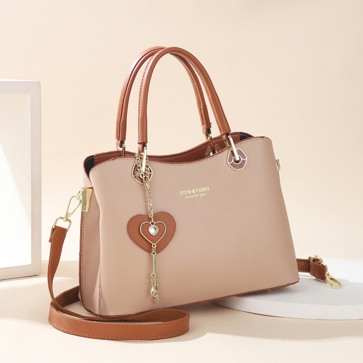 

Bags Women s Large Capacity 2025 New Light Luxury Fashion Women s Bags Portable Crossbody One Shoulder Tote Bags Women s Bags Festival коричневый