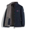 Men's Norwegian Style Stand Collar Fleece Jacket - Autumn/Winter, Plus Velvet, Outdoor Casual Outerwear