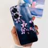 For Realme C55 4G Case 2023 Phone Cover Beautiful Flower Painted Soft Funda Clear Coque For Realme C55 2023 Bumper RealmeC55 Bag
