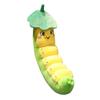 Cute Caterpillar Plush Hug Pillow Stuffed Animal Toy Decorative Pillows for Bedroom, Living Room