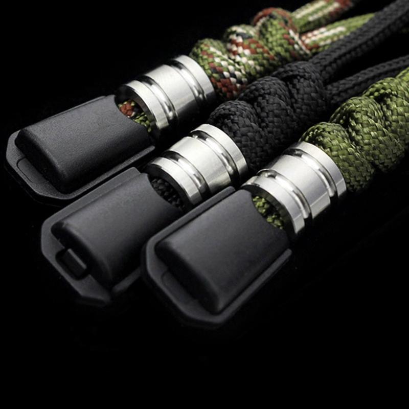 4Pcs Metal Lanyard Bead Paracord Beads Paracord Bead Lanyard Beads Knife Pendant