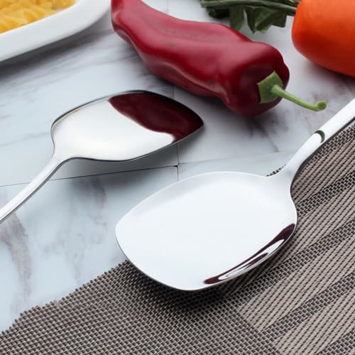 1 Spatula, Teflon-Coated Cookware Spatula, Kitchen Gadget, Pot Stirrer, Long Handle Pot Utensil, Cake Spatula, Wide Metal Spatula, Stir-Fry Spatula, K