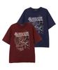 VANNWORKS Cat Do It Oversized Short Sleeve T-Shirt (Vs0113) Burgundy