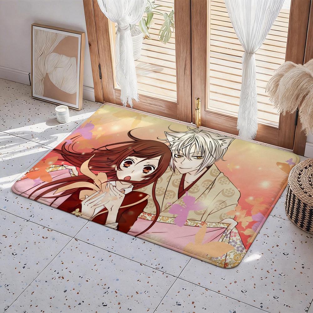 Anime Love K Kamisama K Kiss Floor Mat Eco Flannel Doormat Non Slip Odorless Indoor Floor Rug Soft Short Plush Home Mat