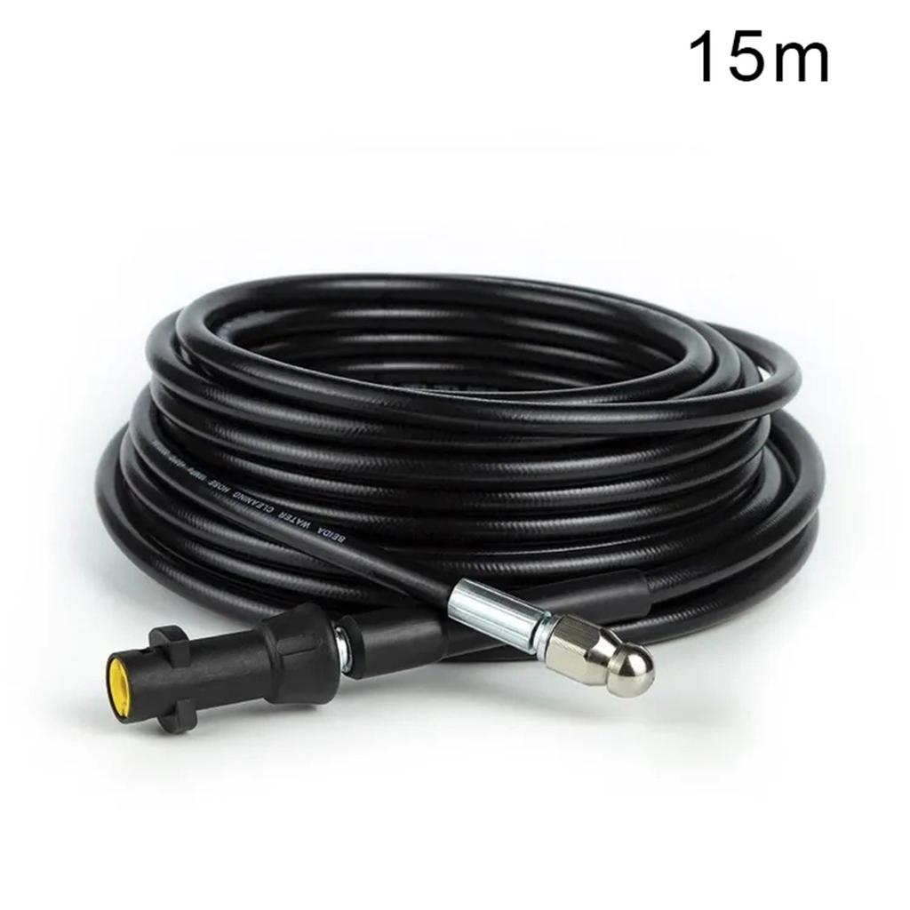 High Pressure Washer Hose For Karcher 15m Water Washer Pipe With Extension Hose Joint And Adapter For Karcher Pressure Cleaner