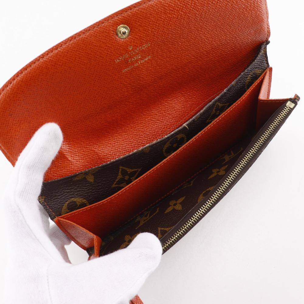 LOUIS VUITTON Emily Purse M62011 Brown / orange Monogram canvas Women Used