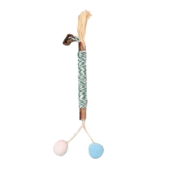 Natural Cat Chew Stick Cats Silvervine Dental Stick Promote Oral Health Bite Resistant Safe Chew Toy Teething Toy for Indoor Kittens